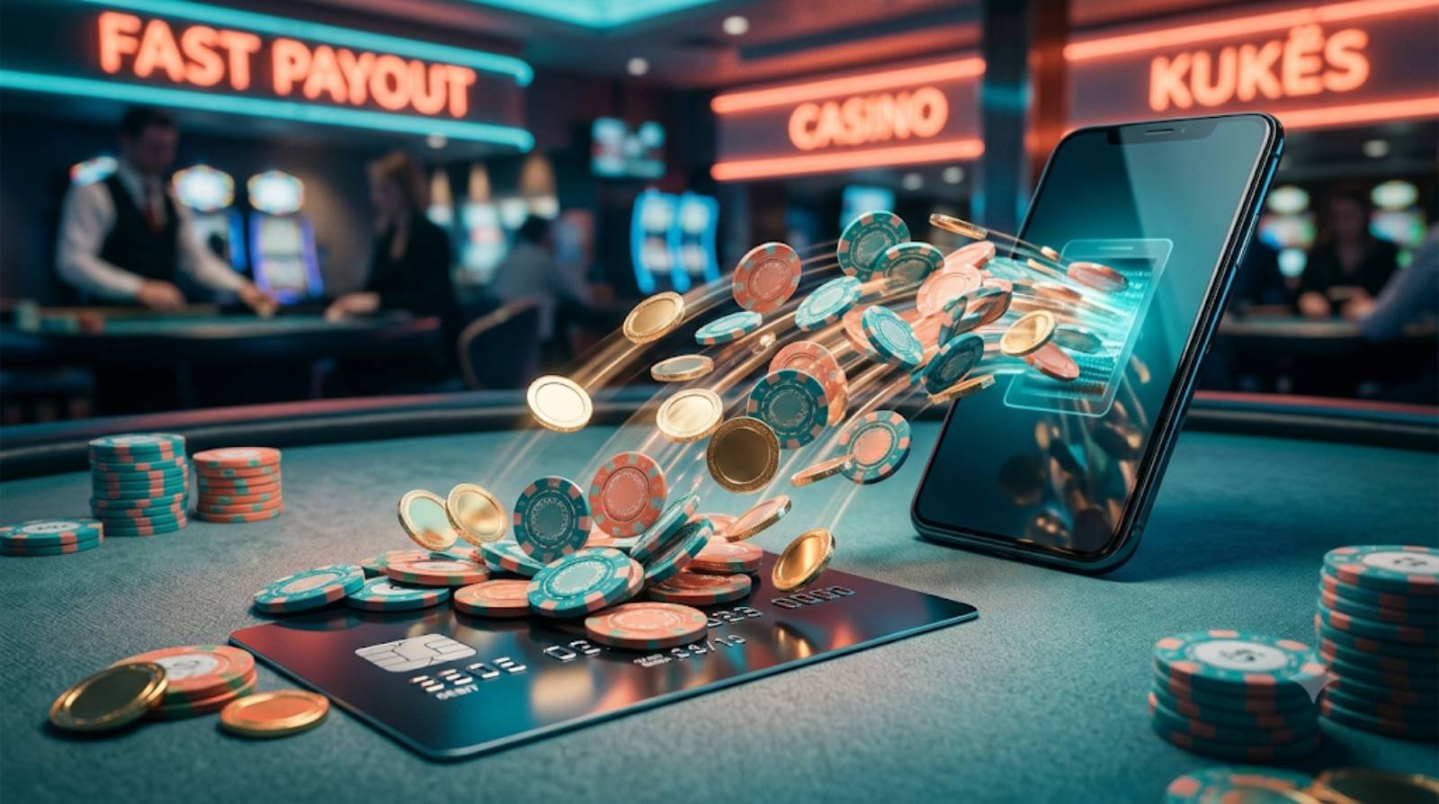 Deposits and withdrawals at online casinos
